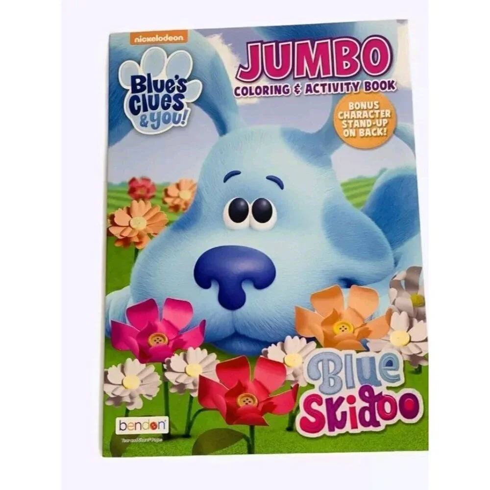 NEW, BLUE'S CLUES & YOU JUMBO COLORING AND ACTIVITY BOOK
